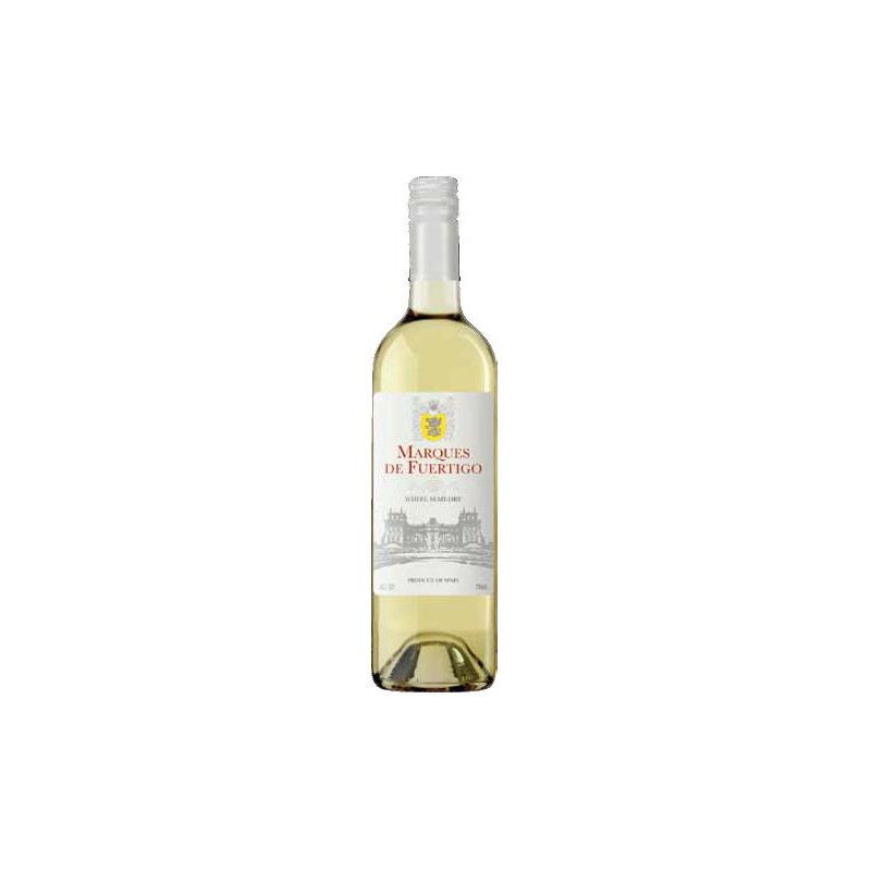 Marques de Fuertigo white semi-dry, Vino de Espana blanco