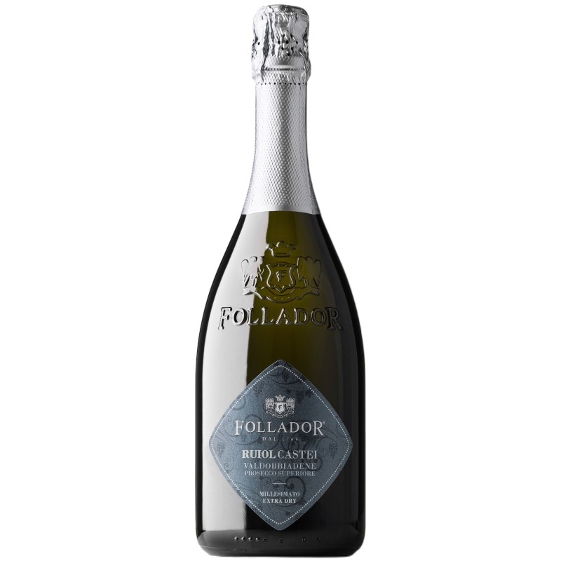 Follador Prosecco Valdobbiadene Superiore DOCG Extra Dry Millesimato Ruiol Castei