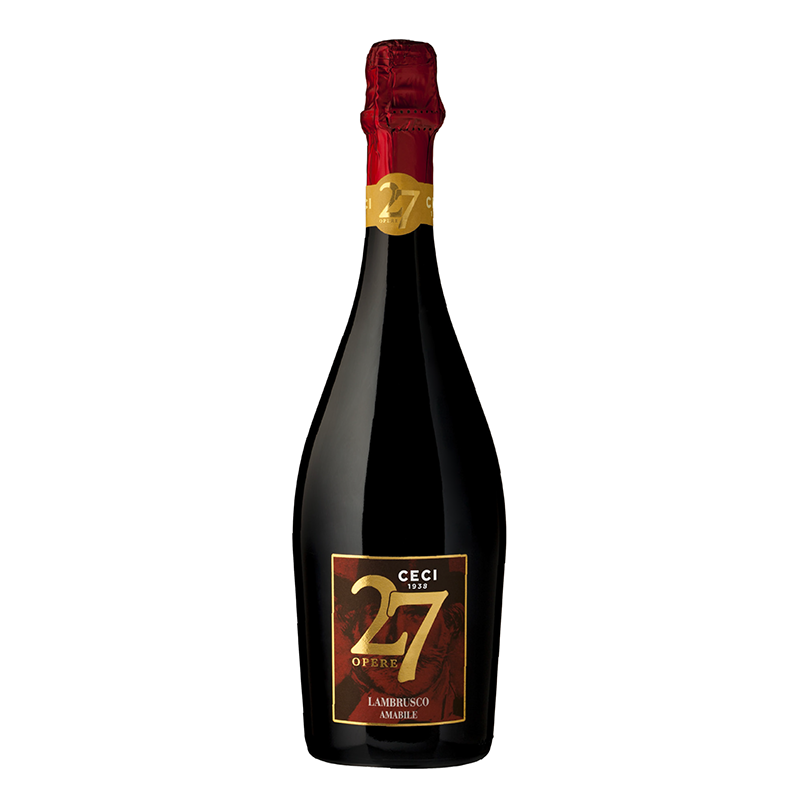 Cantine Ceci Lambrusco Secco 27 Opere IGT Czerwone