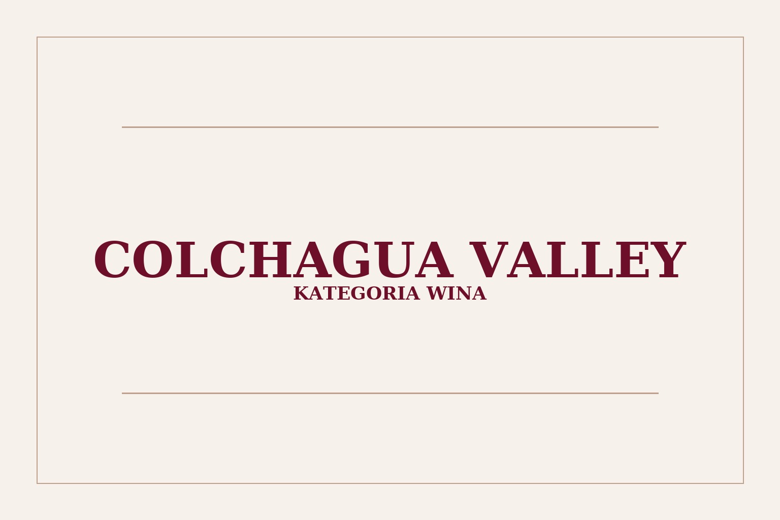 Colchagua Valley