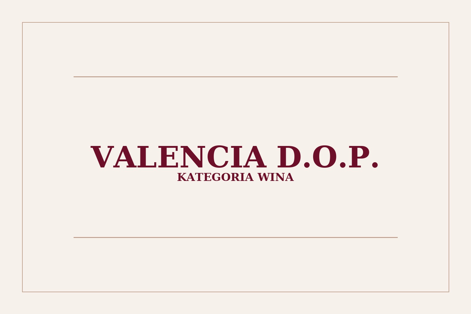 Valencia D.O.P.