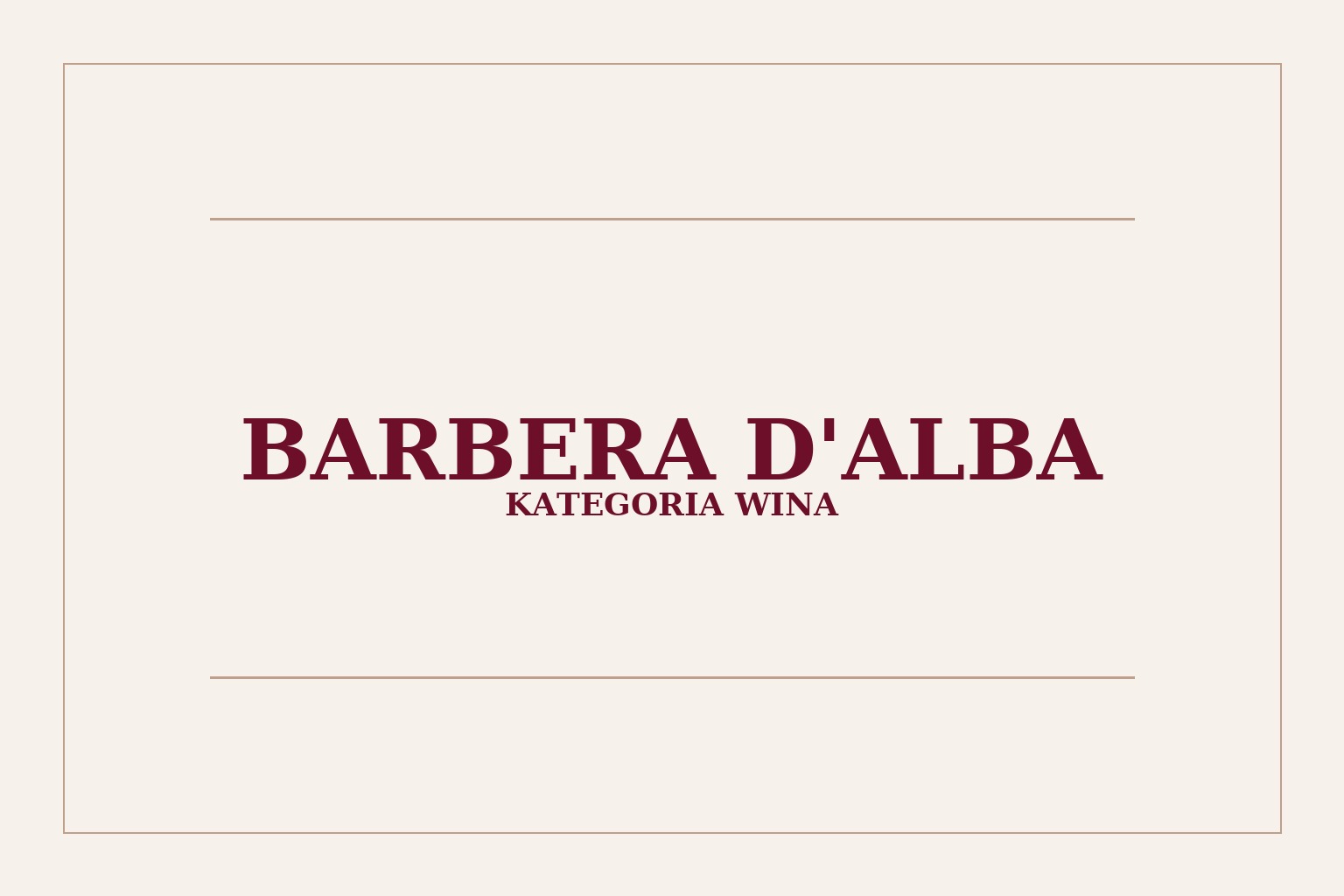 Barbera d'Alba
