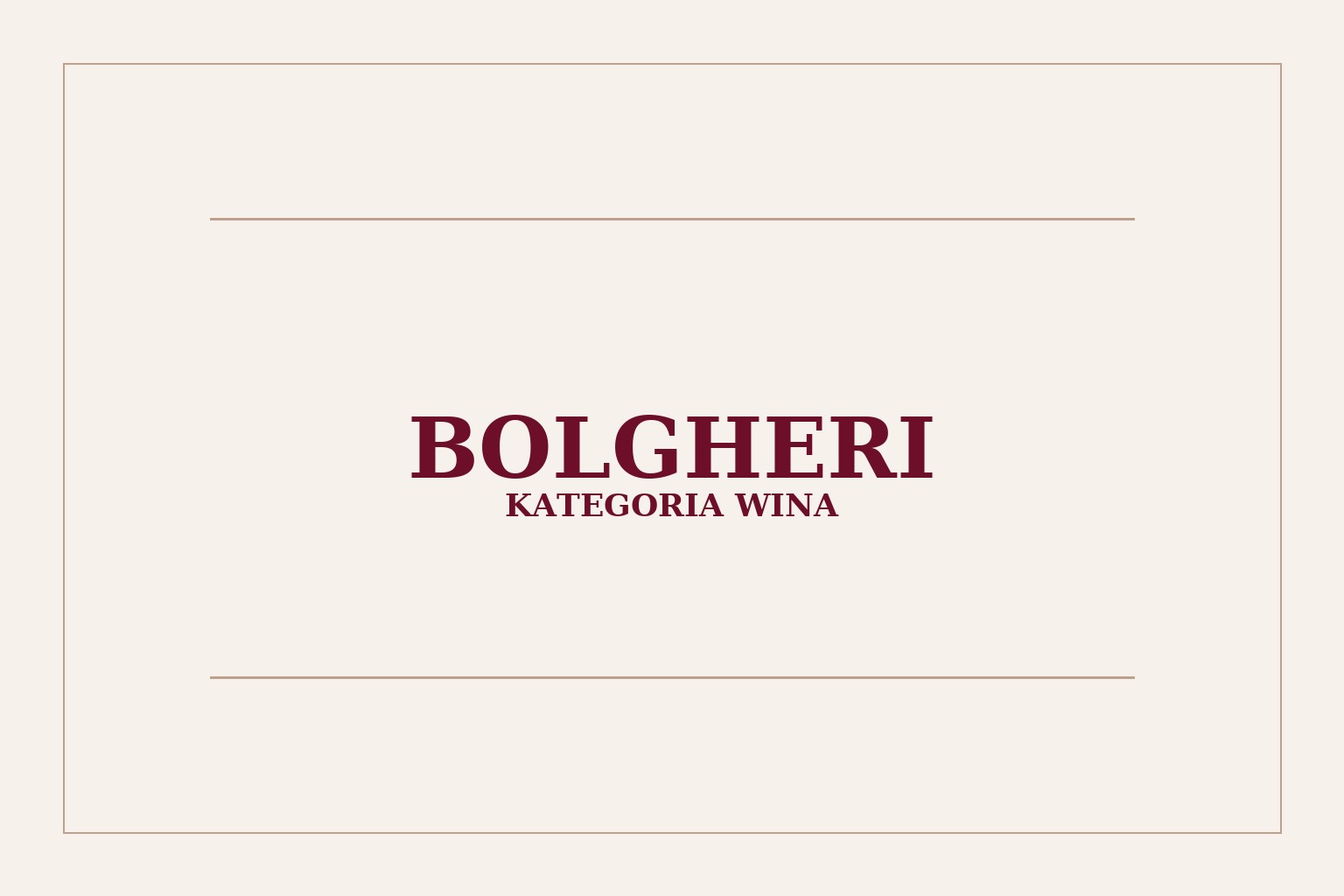 Bolgheri