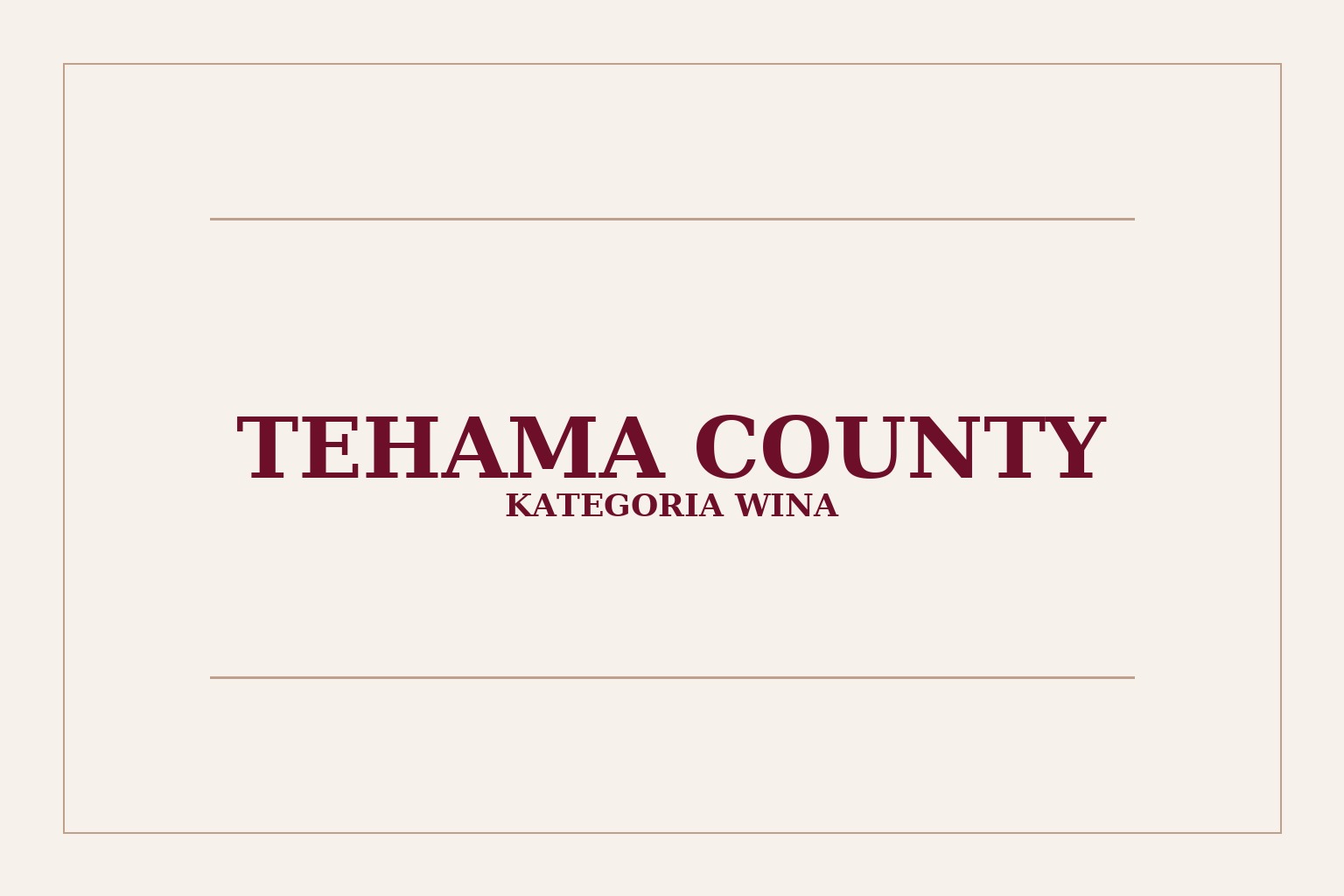 Tehama County